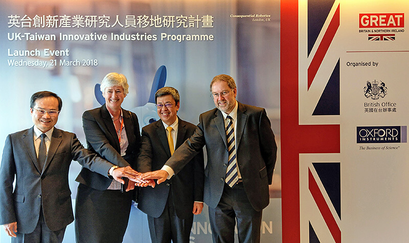 The Launch Event of the UK-Taiwan Innovative Industries Programme took place in Taipei this March.