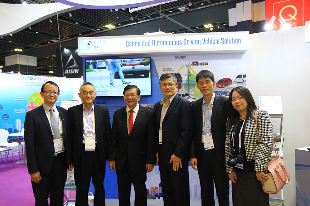 ITRI showcased its innovations in connected autonomous driving solutions at ITS World Congress 2019.