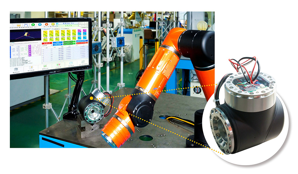 ITRI’s Software-defined Augmented Robot Joint allows for modular designs, and has the highest torque-to-volume ratio in the industry.