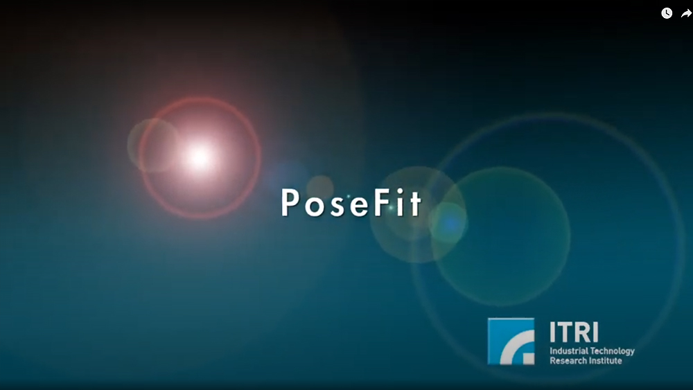 Video of PoseFit muscular functional screening mirror.