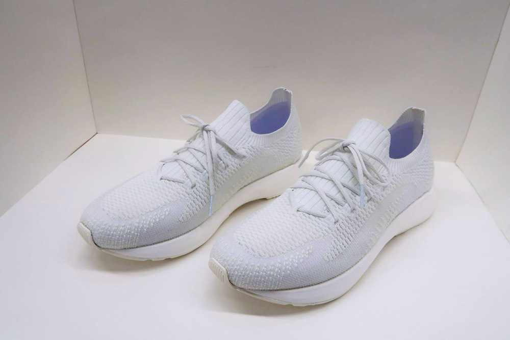 Cut down on carbon footprint as shoes made from recycled plastics