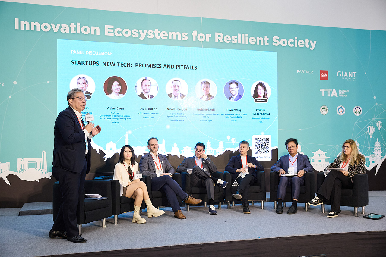 ITRI held the HLF International Startups Day in Tainan to showcase startup efforts in building a resilient society.