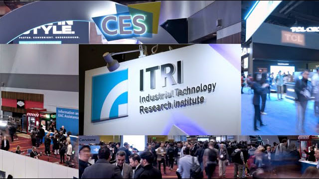 A snapshot of ITRI’s exhibits at CES 2025.