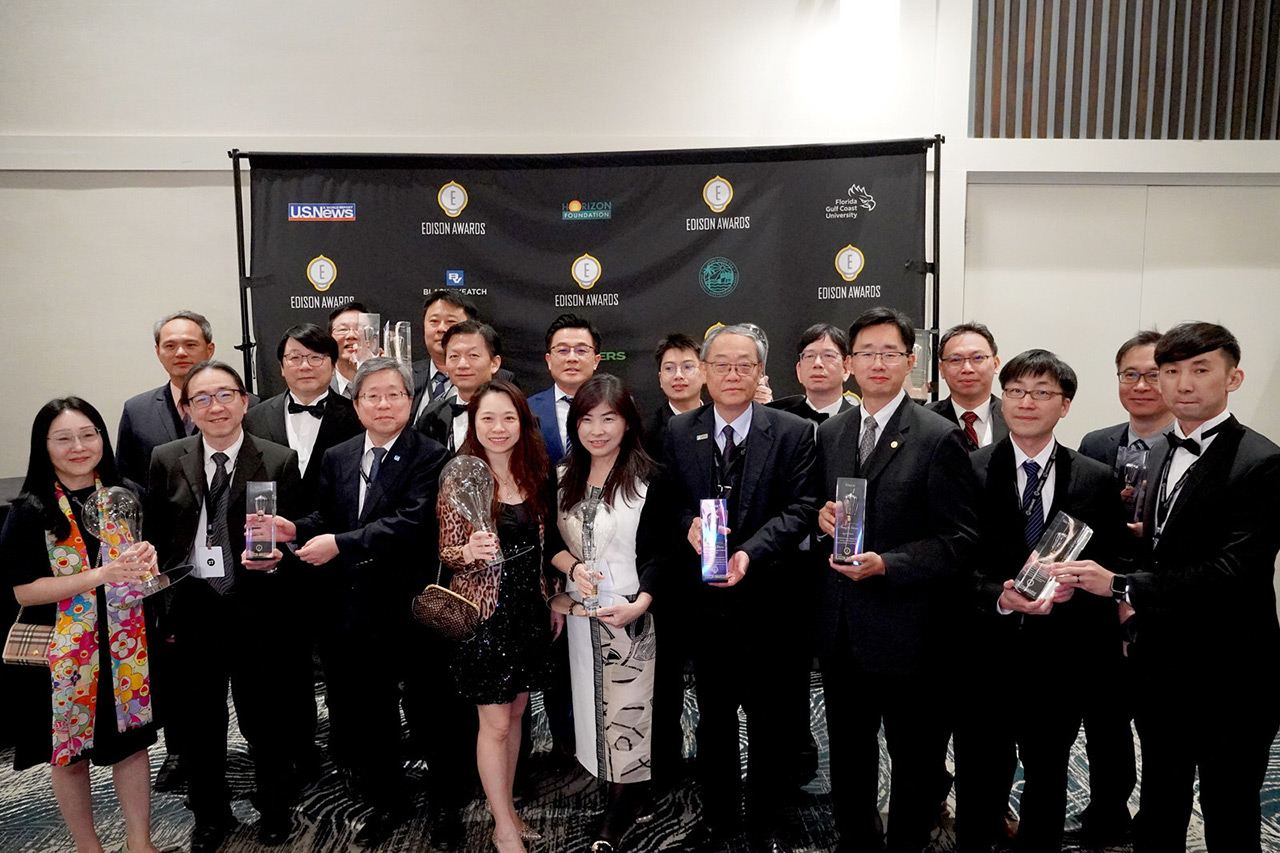 ITRI receives three golds, three silvers, and one bronze at the 2025 Edison Awards in Florida on April 3.