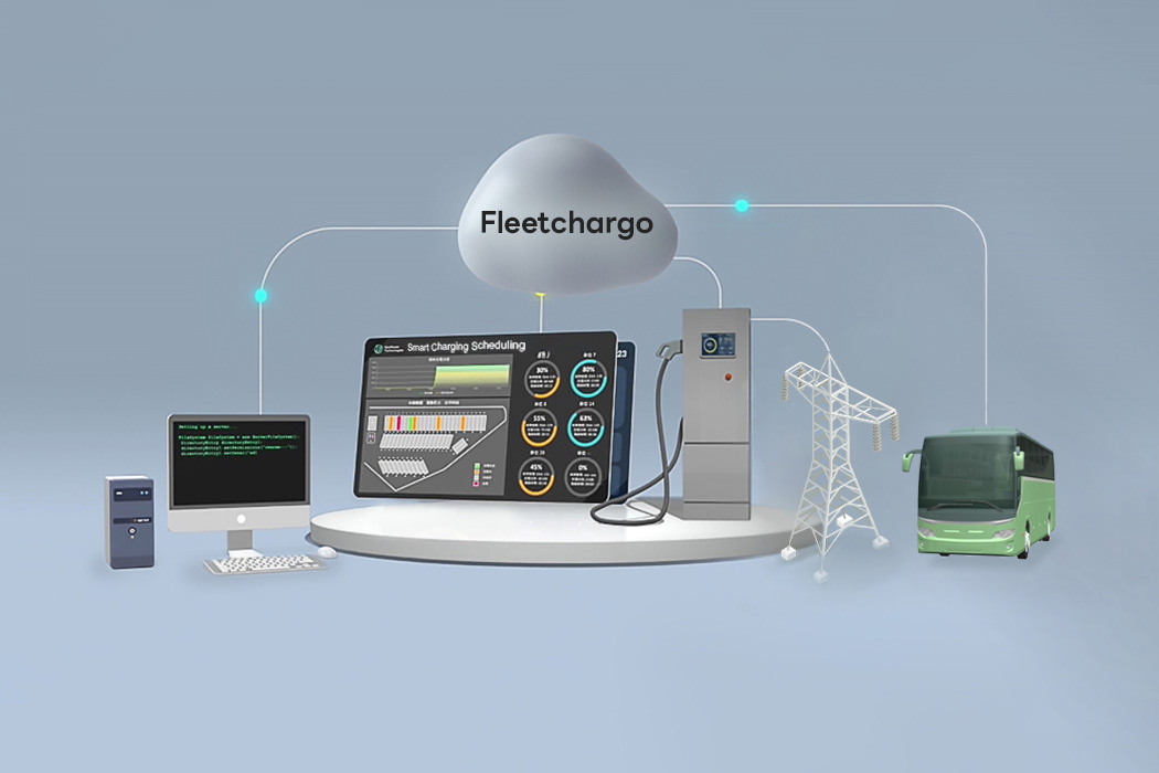 Fleetchargo optimizes EV fleet charging and scheduling while supporting grid stability.
