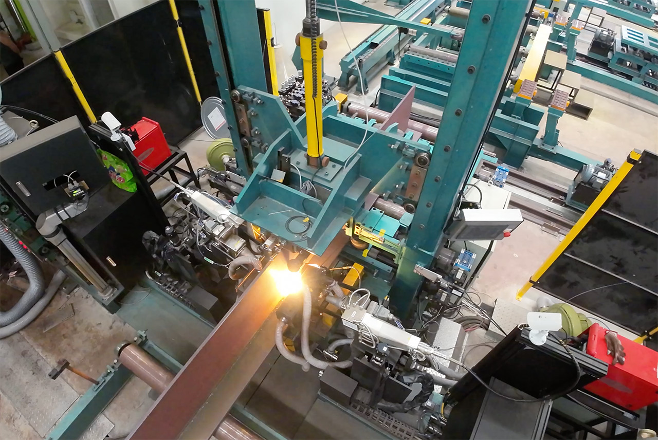 Low-Carbon Laser H-Beam Welding provides an automatic laser welding process that cuts significant carbon emissions during production.