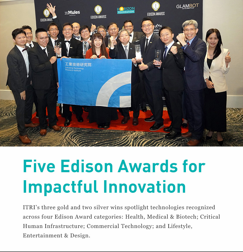 Five Edison Awards for Impactful Innovation