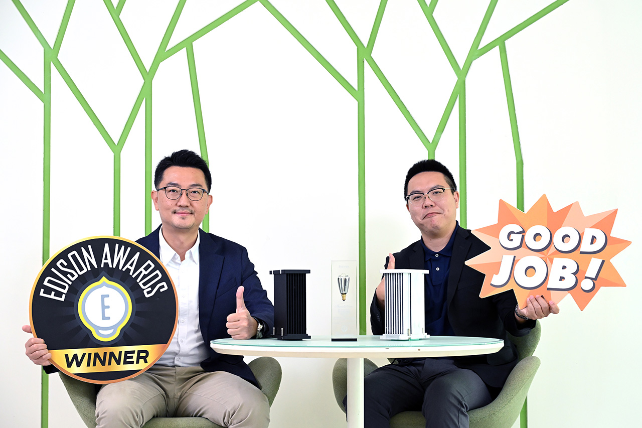 The two-man team, Vance Zhang and Shuan-Hseng Ting, was behind this Edison Award-winning innovation.