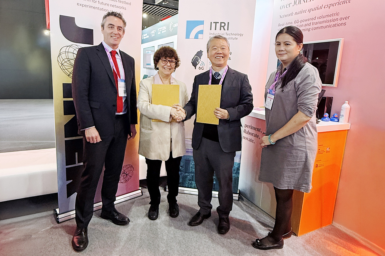 ITRI and JOINER sign an MoU on testing and validating candidate 6G technologies.